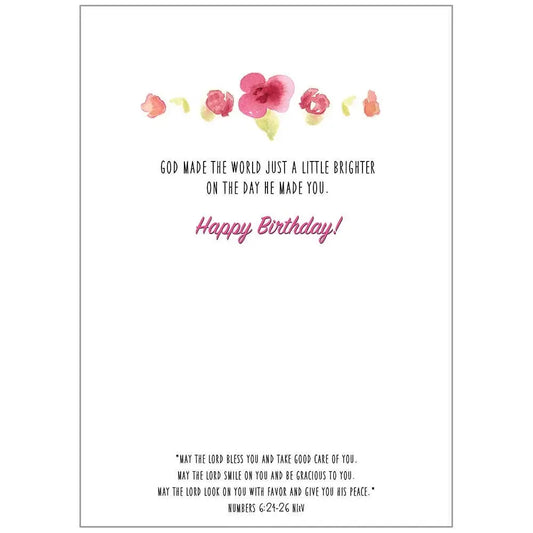 Floral Dress - Faith Birthday For Her Card