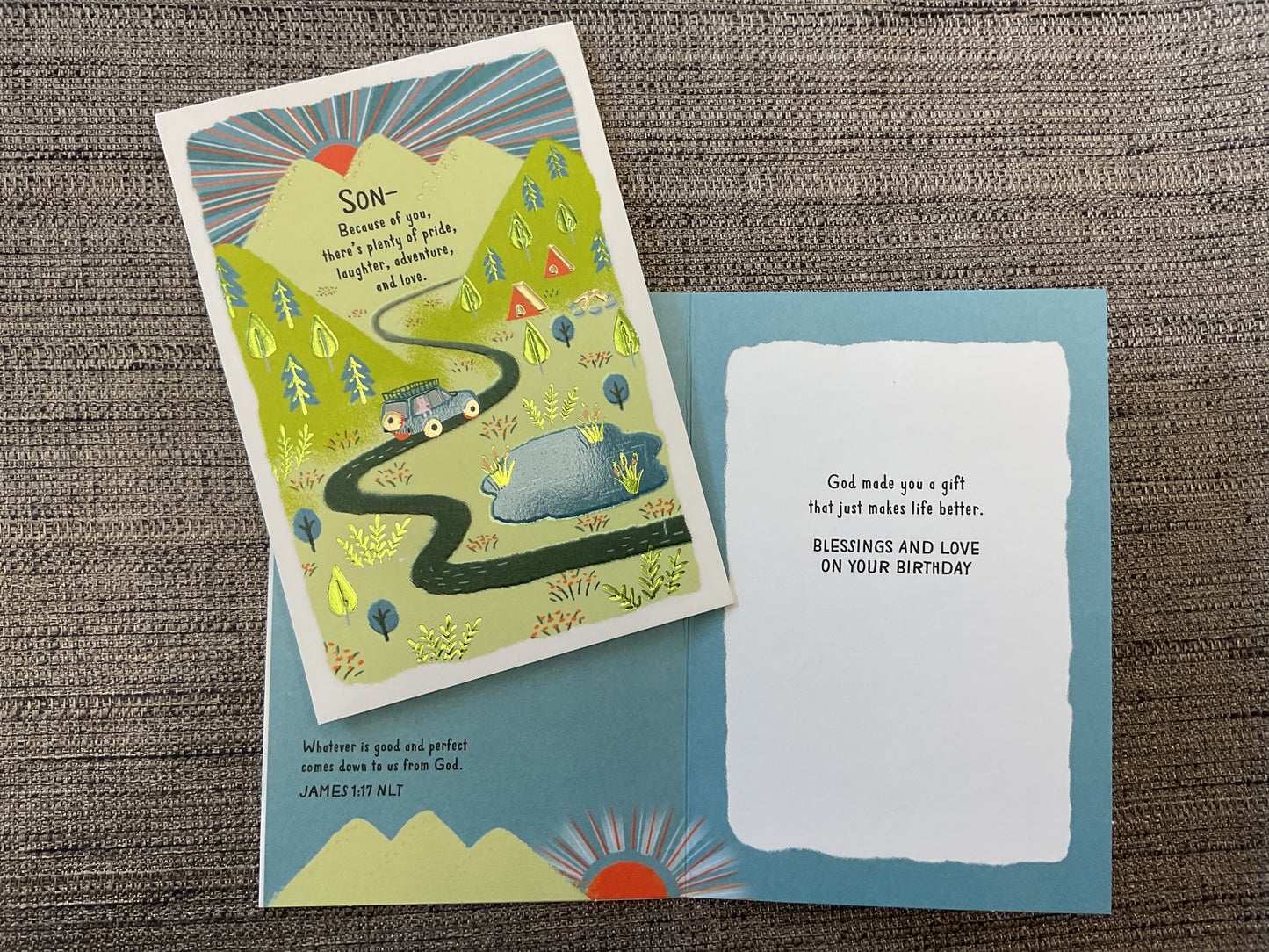 Son Religious Birthday Card