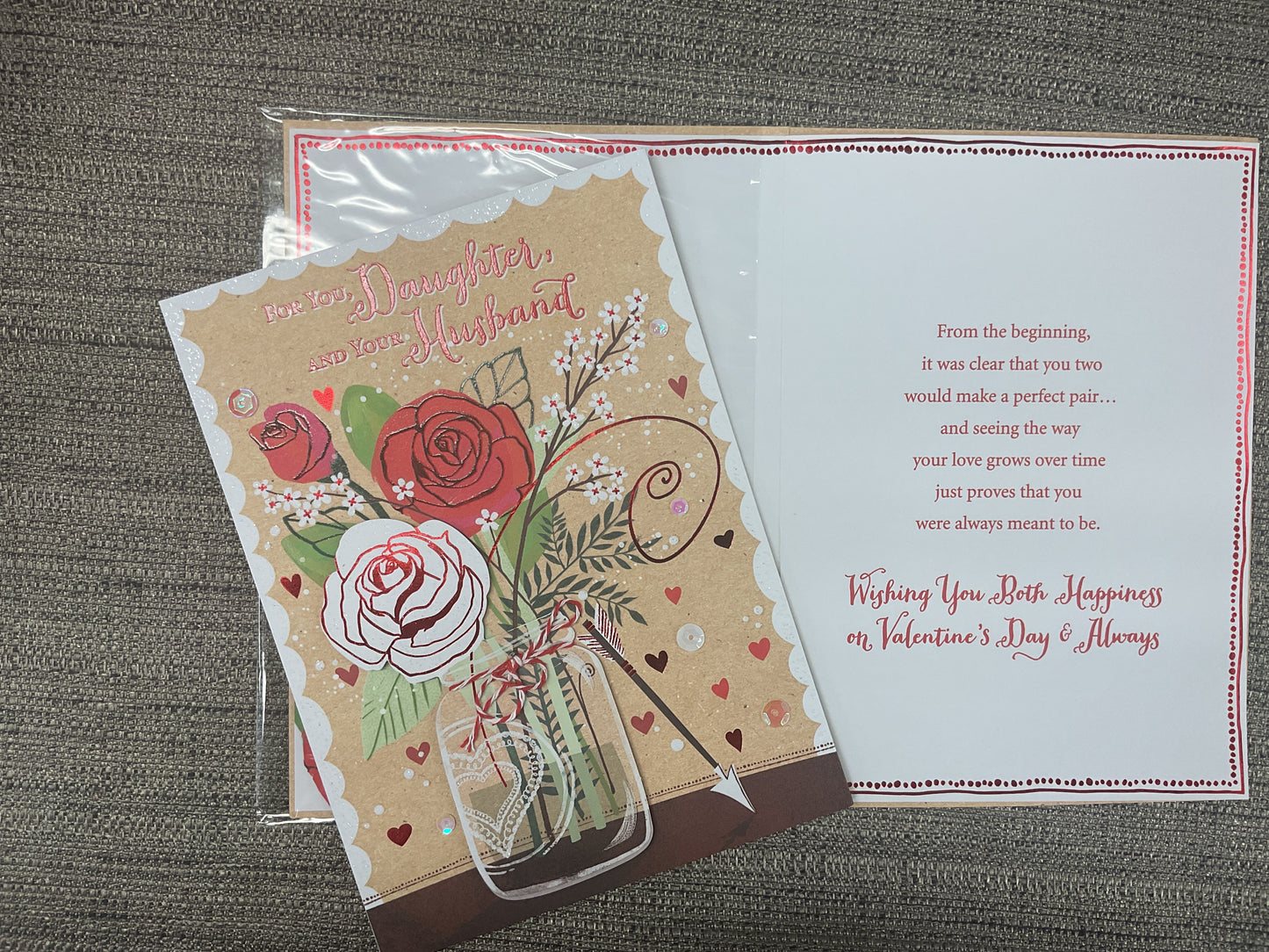 Daughter & Husband - Valentine’s Day Card