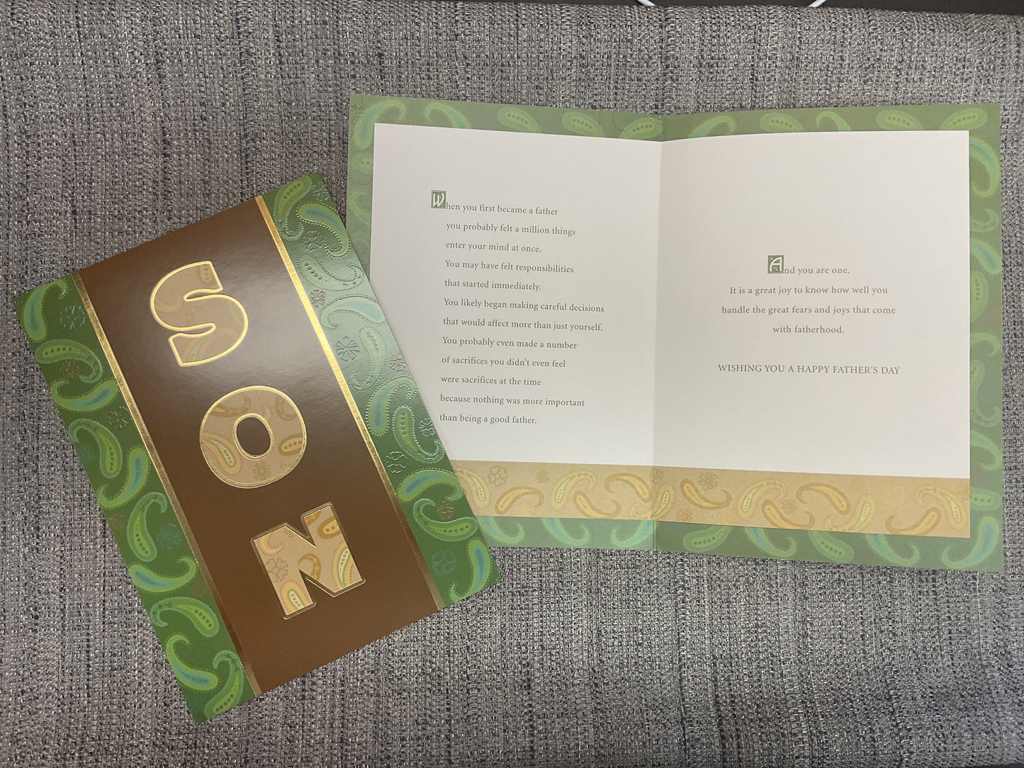 Son - Father’s Day Card
