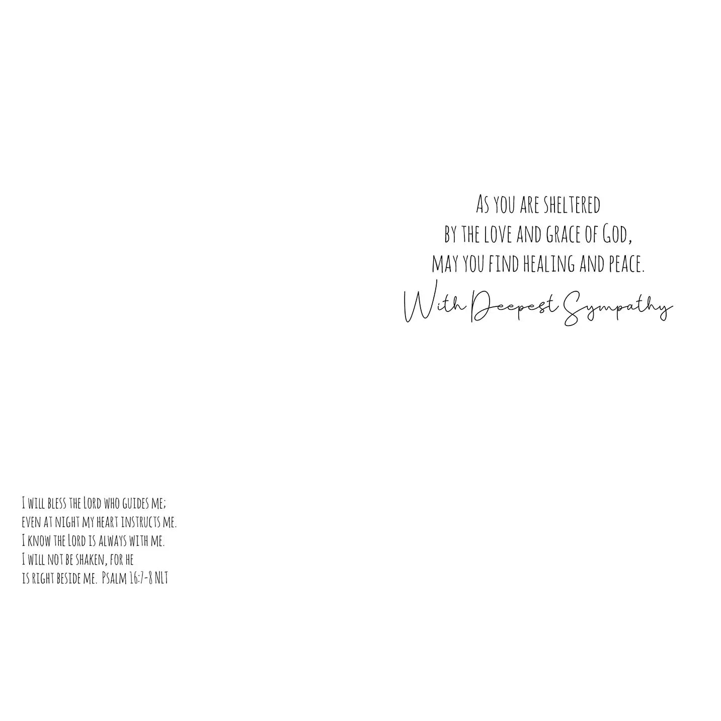 Find Refuge - Faith Sympathy Value Card