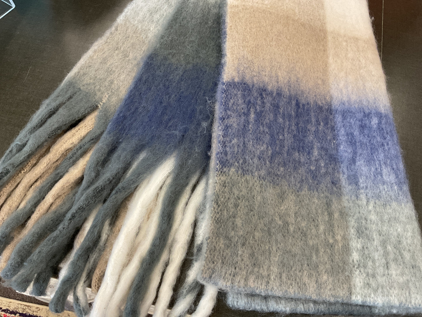 Cozy Brushed Plaid Scarf
