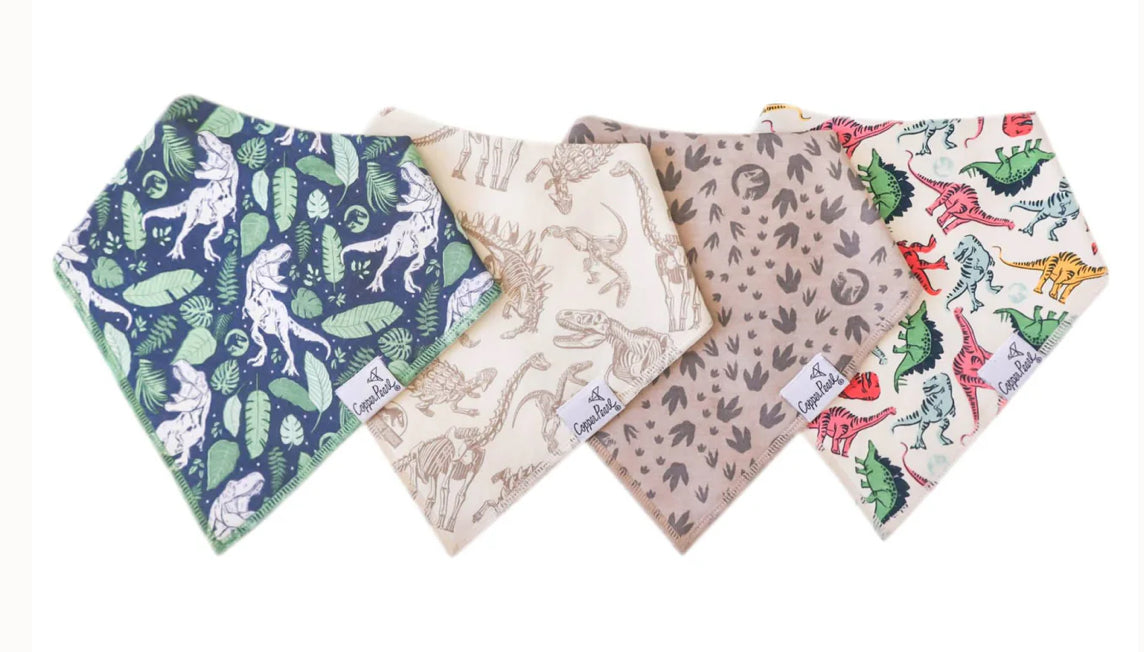 Copper Pearl Bandana Bibs