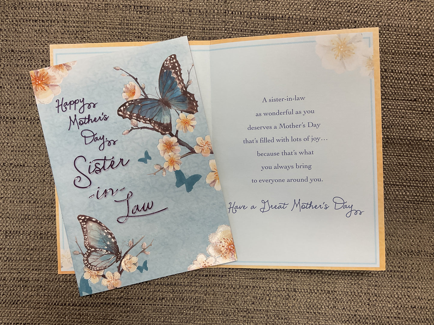 Sister - in - Law - Mother’s Day Card
