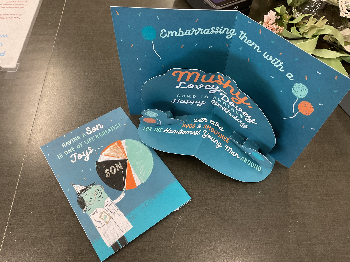 Son Birthday Card - Pop-up