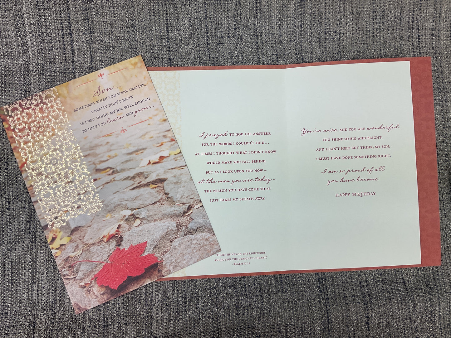 Son * Religious* - Birthday Card