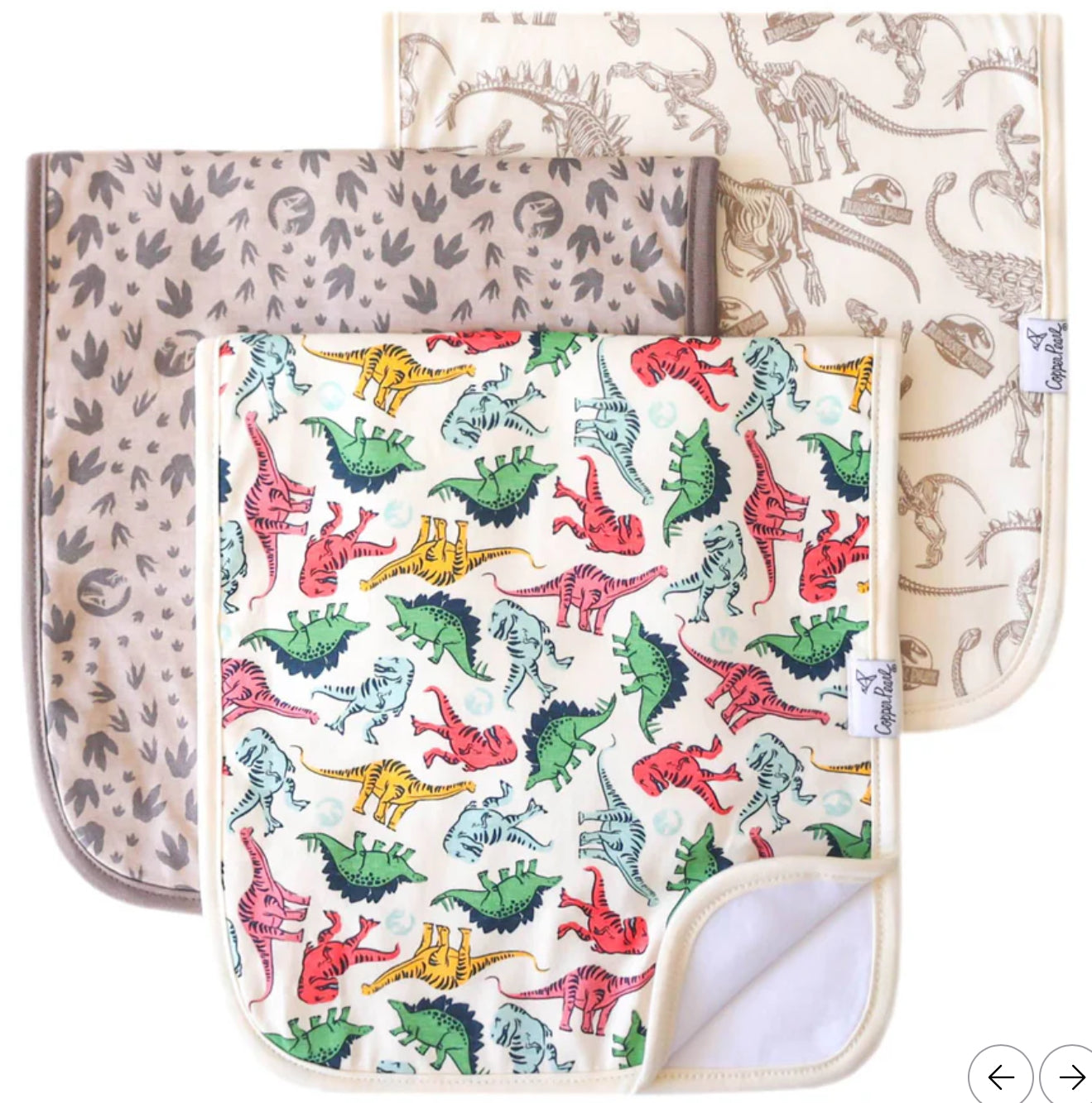 Copper Pearl Premium Burp Cloths