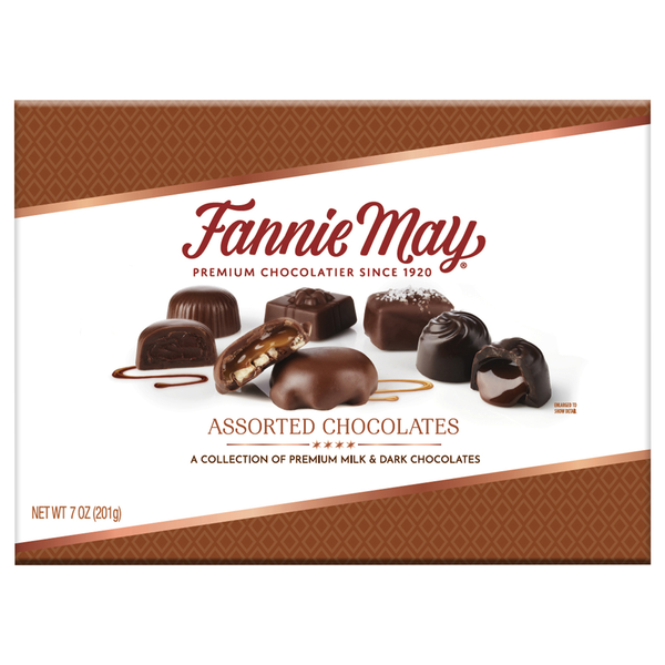 Fannie May Assorted Chocolates 7 oz Box