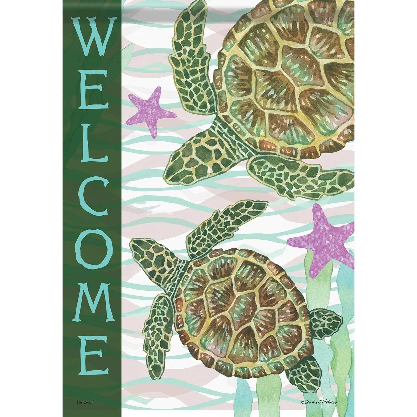 Turtle Welcome Flag