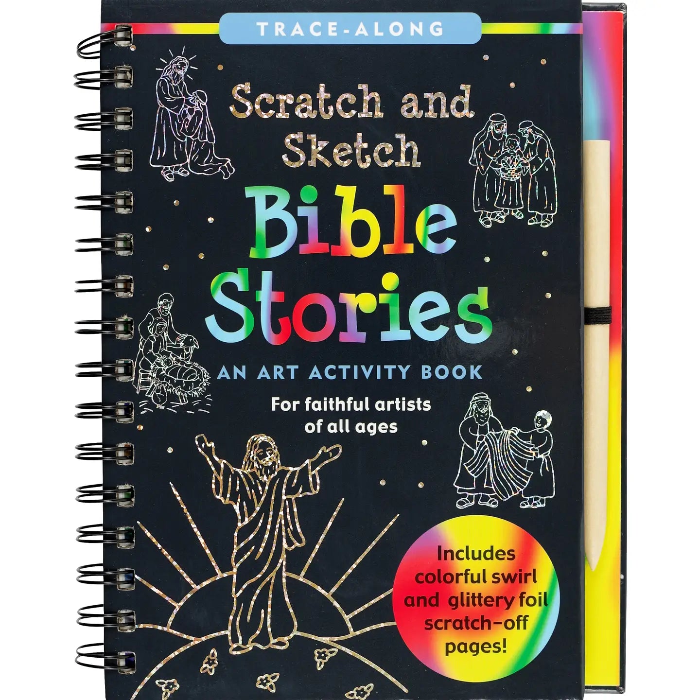Trace-Along Scratch and Sketch Activity Book