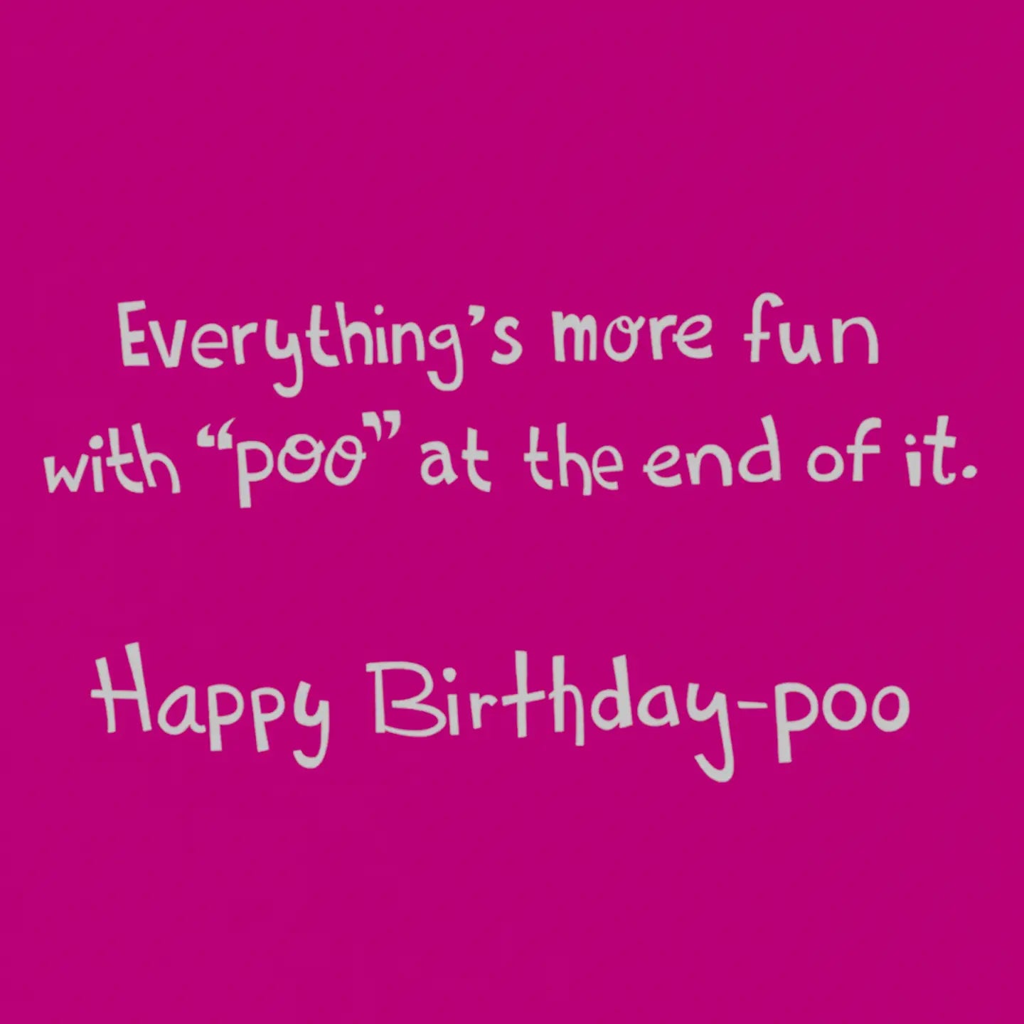 Humor Birthday Card