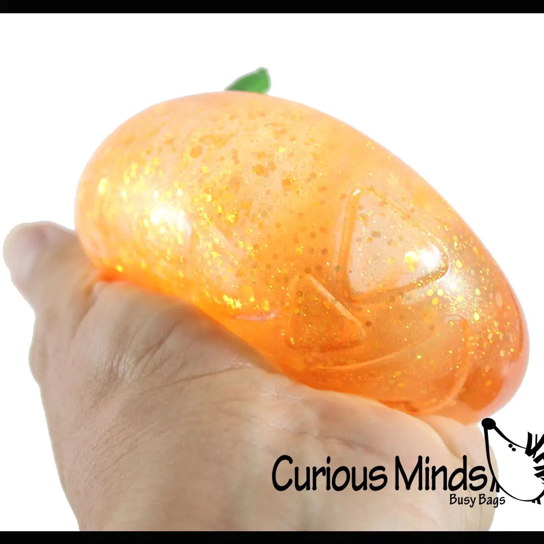 Pumpkin Jack O Lantern Squishy Ball