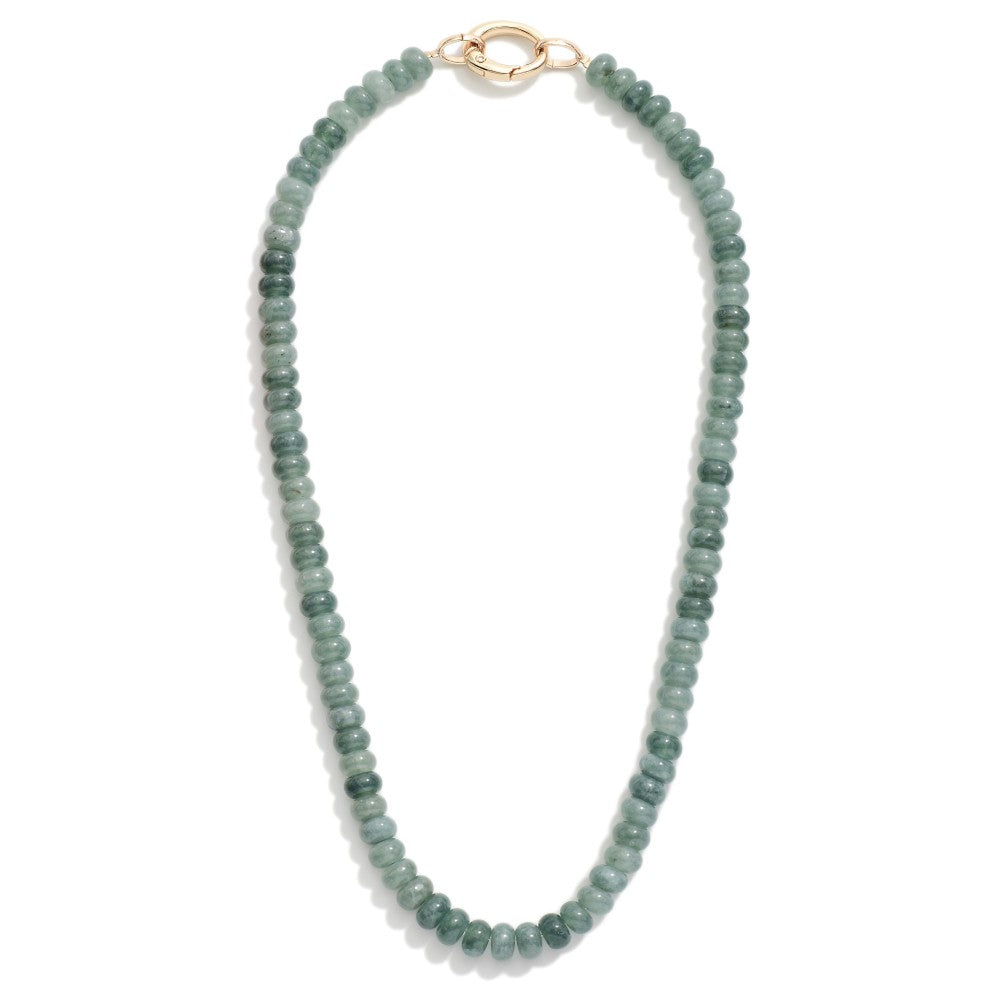 Candy Stone Beaded Necklace