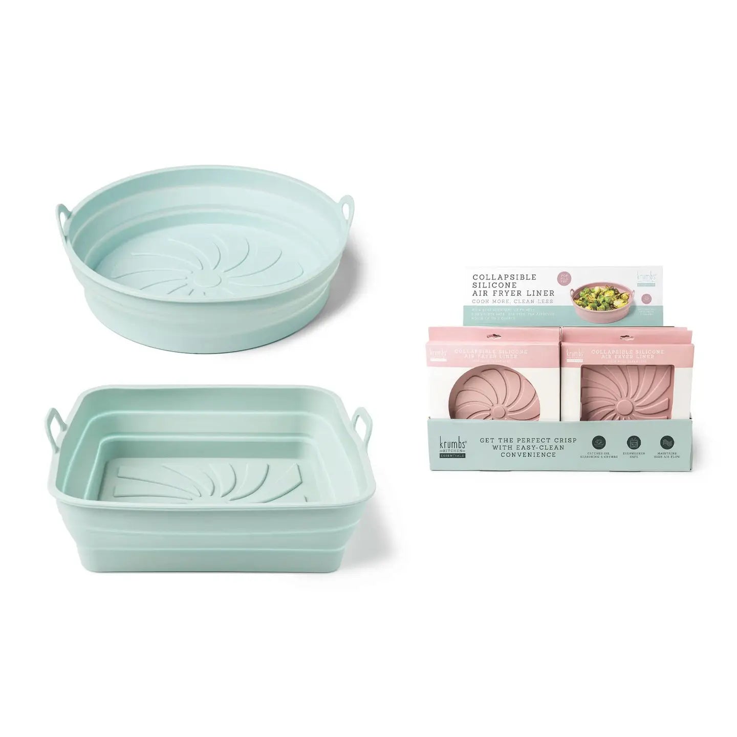 Collapsible Silicone Air Fryer Basket