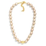 Translucent Beaded Necklace