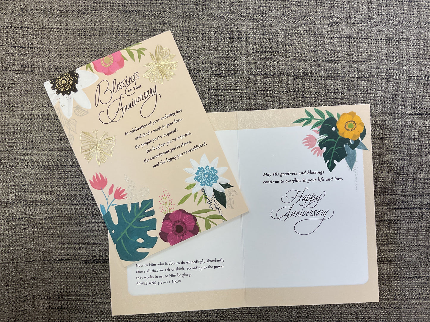 Religious Anniversary Card