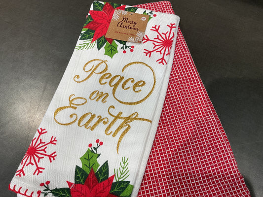 2PK Christmas Kitchen Towel