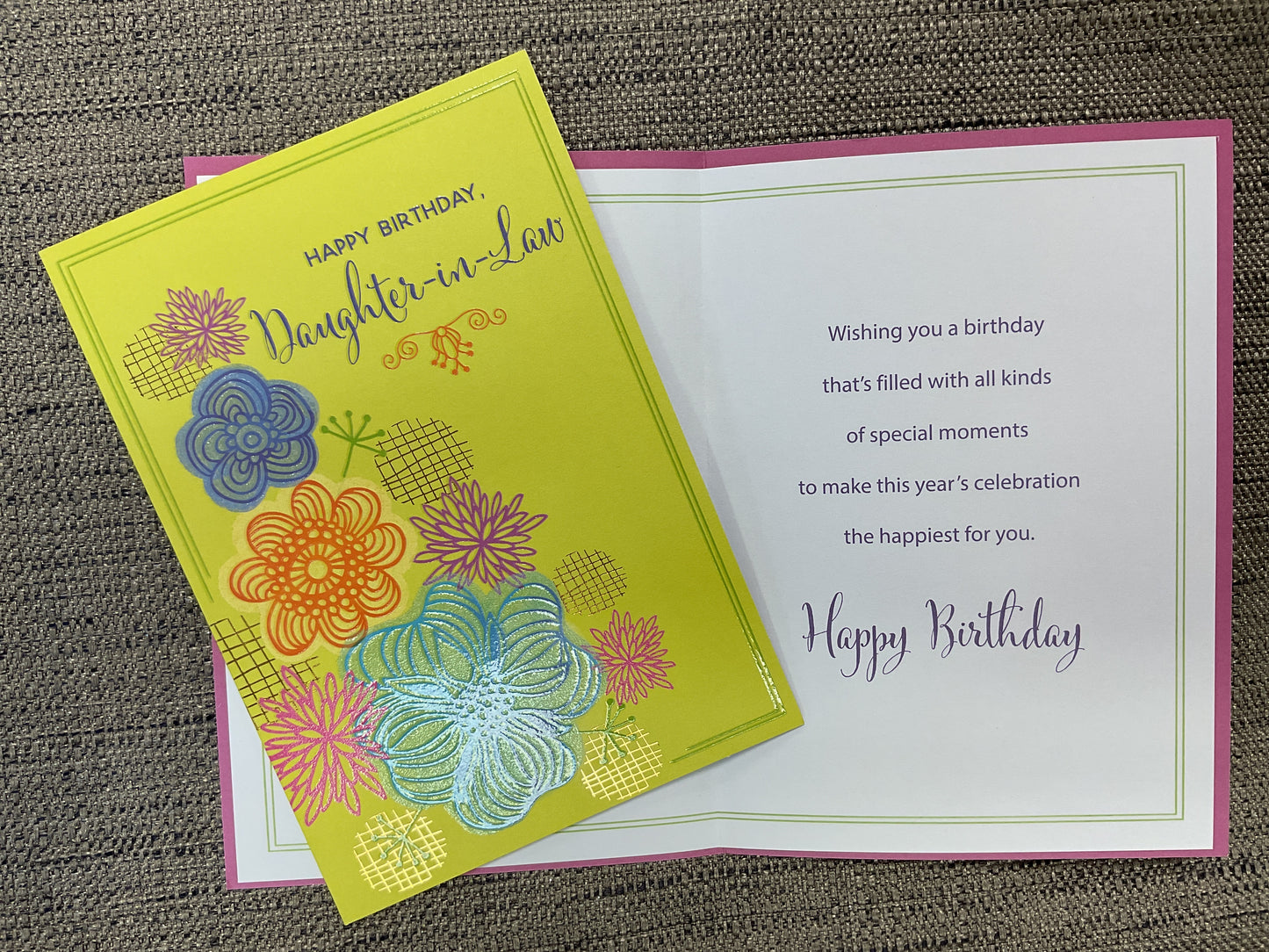 Daughter-in-Law Birthday