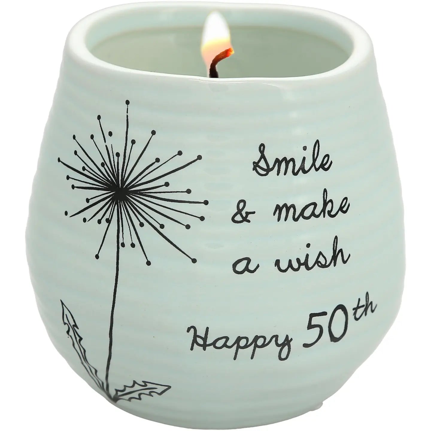 Happy 50th 8oz - 100% Soy Wax Candle Scent: Serenity
