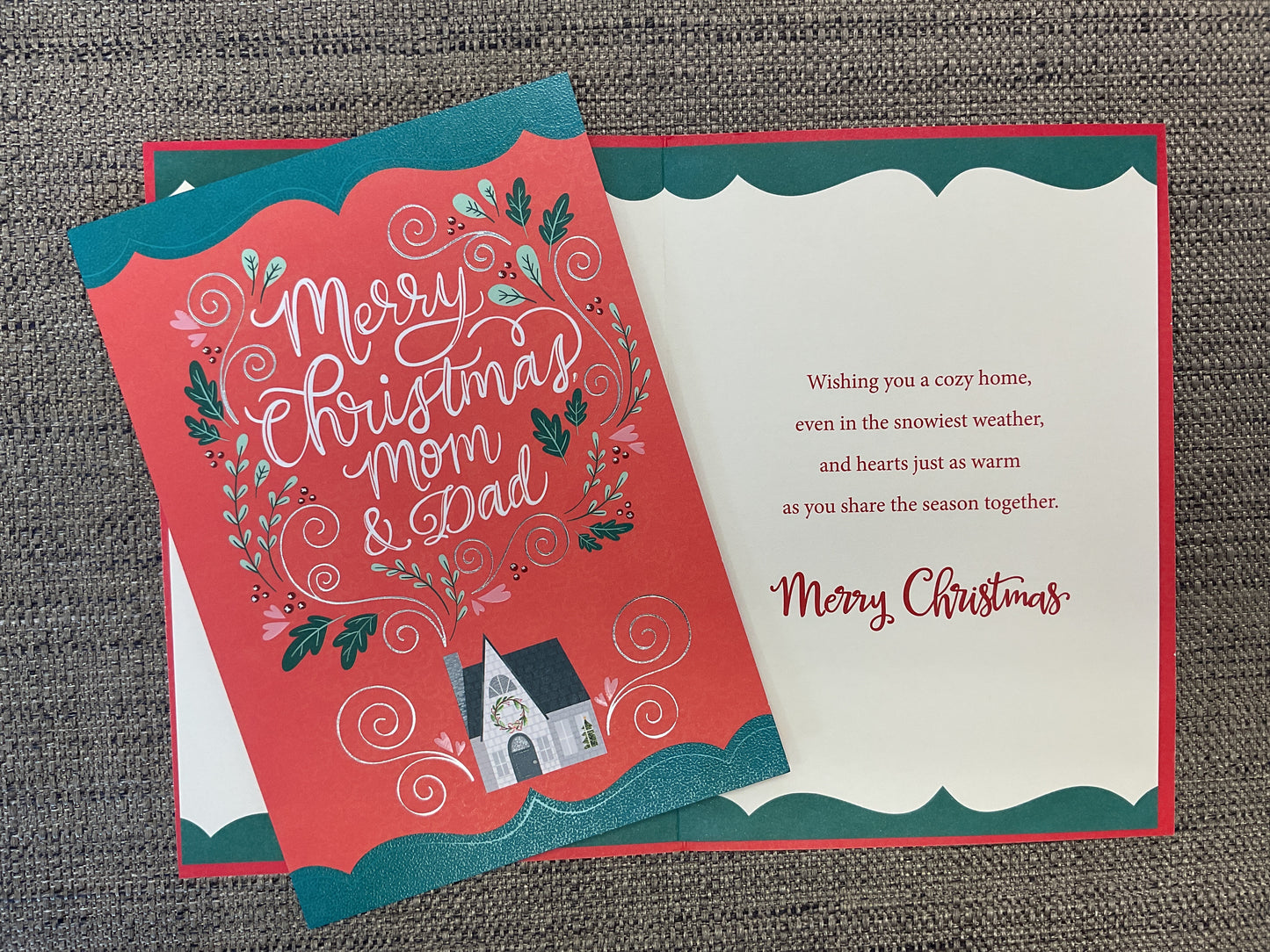 Parents Christmas Card