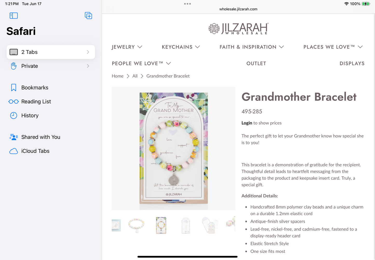 Grandmother Bracelet