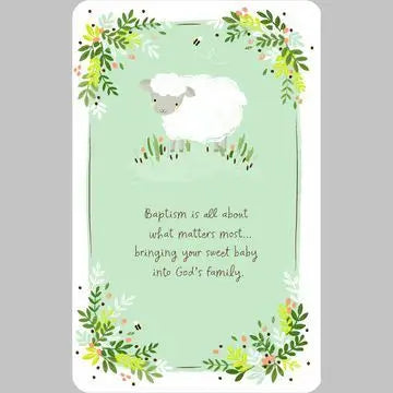 Baby Baptism Card
