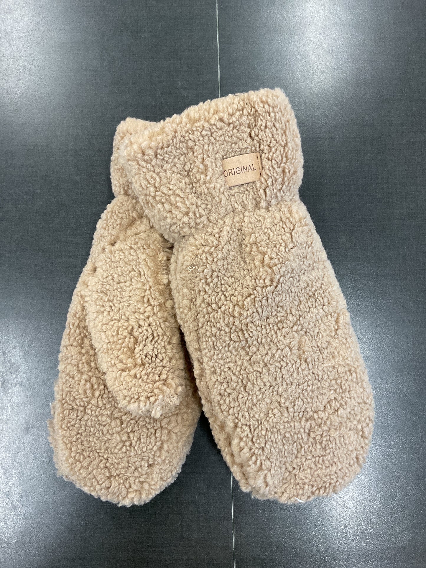 Solid Sherpa Mittens