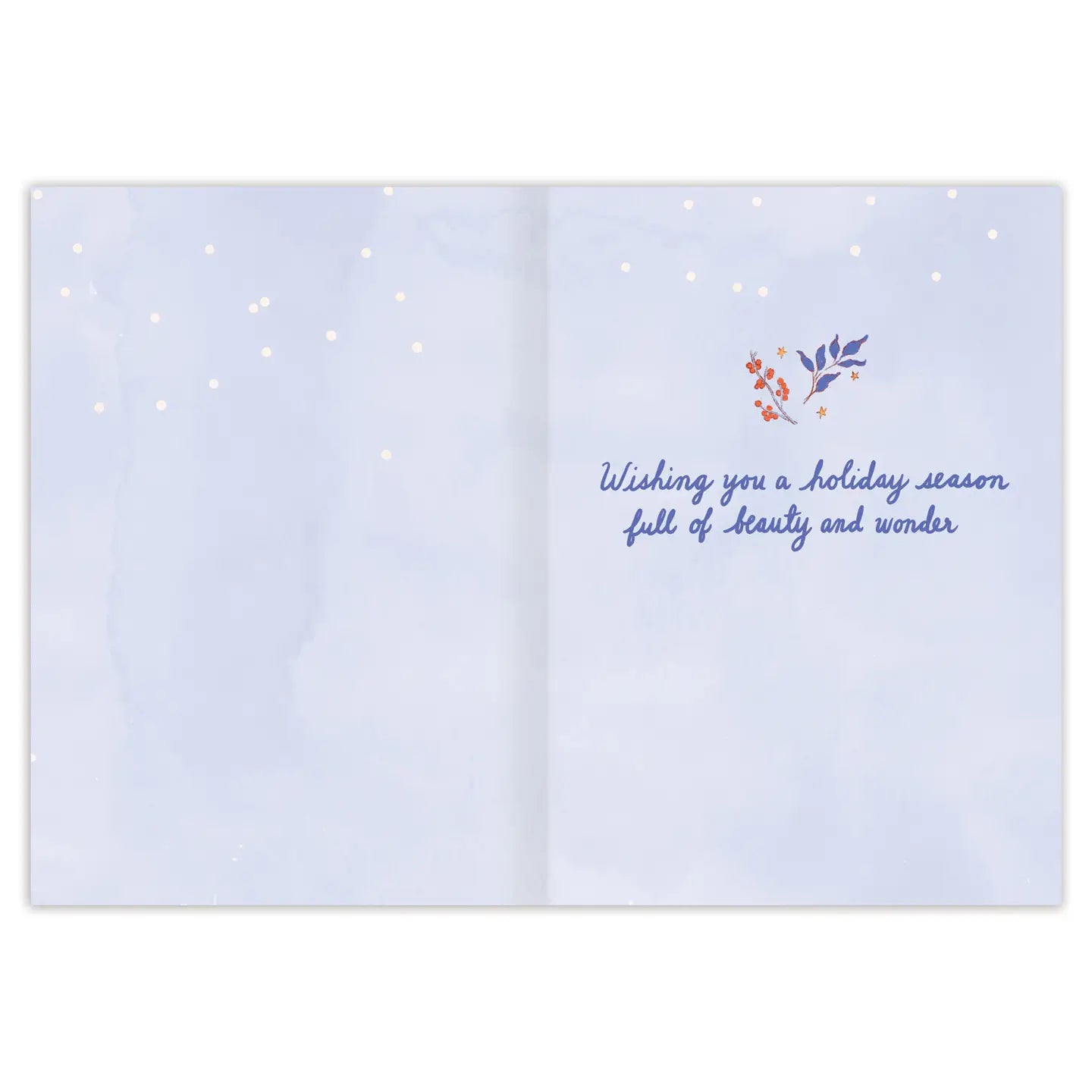 Peace & Joy Reindeer Holiday Card