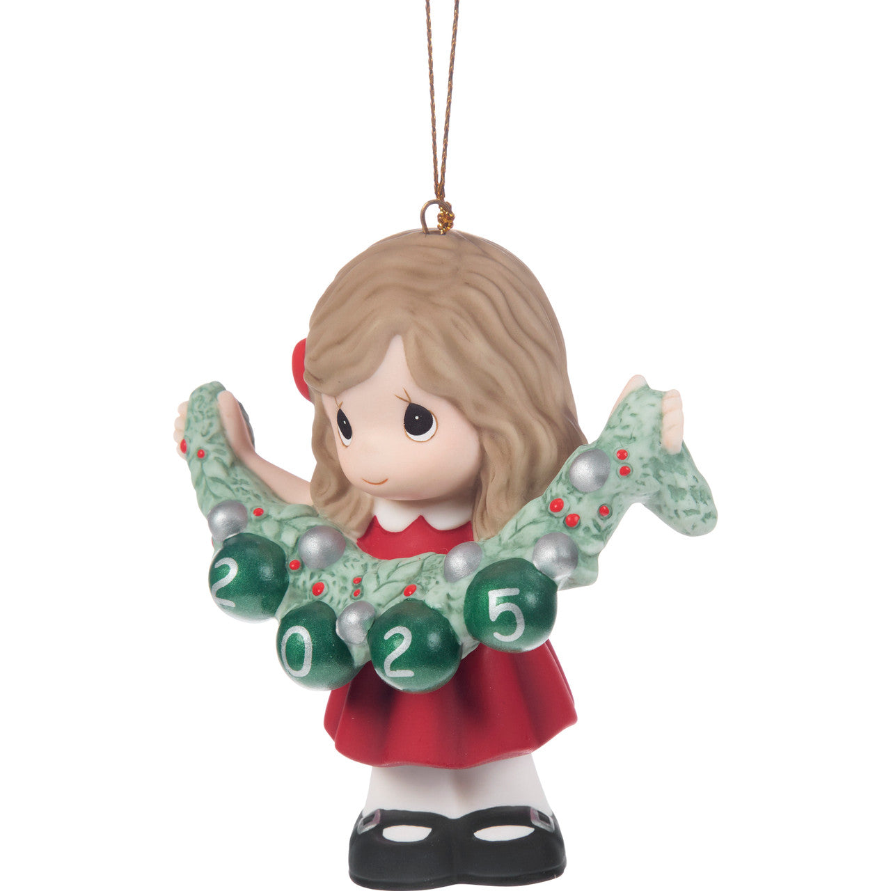 Deck The Halls 2025 Dated Girl Ornament