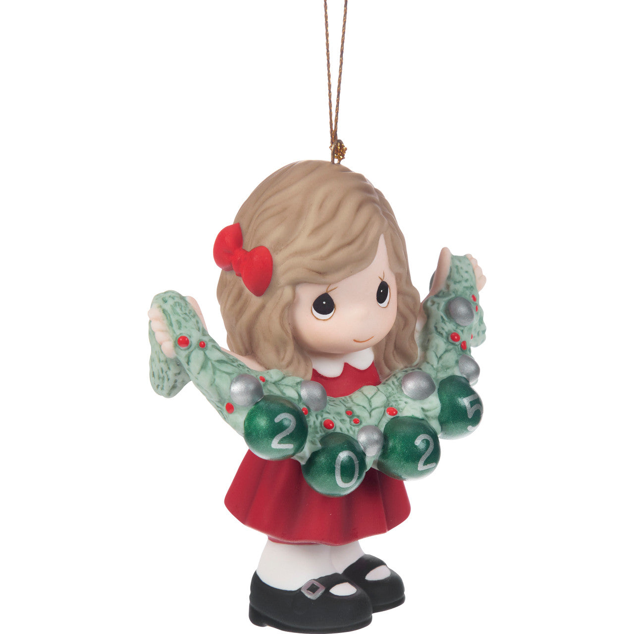 Deck The Halls 2025 Dated Girl Ornament