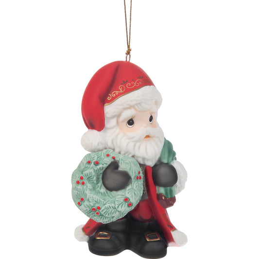 Bringing Christmas Joy To All Annual Santa Ornament