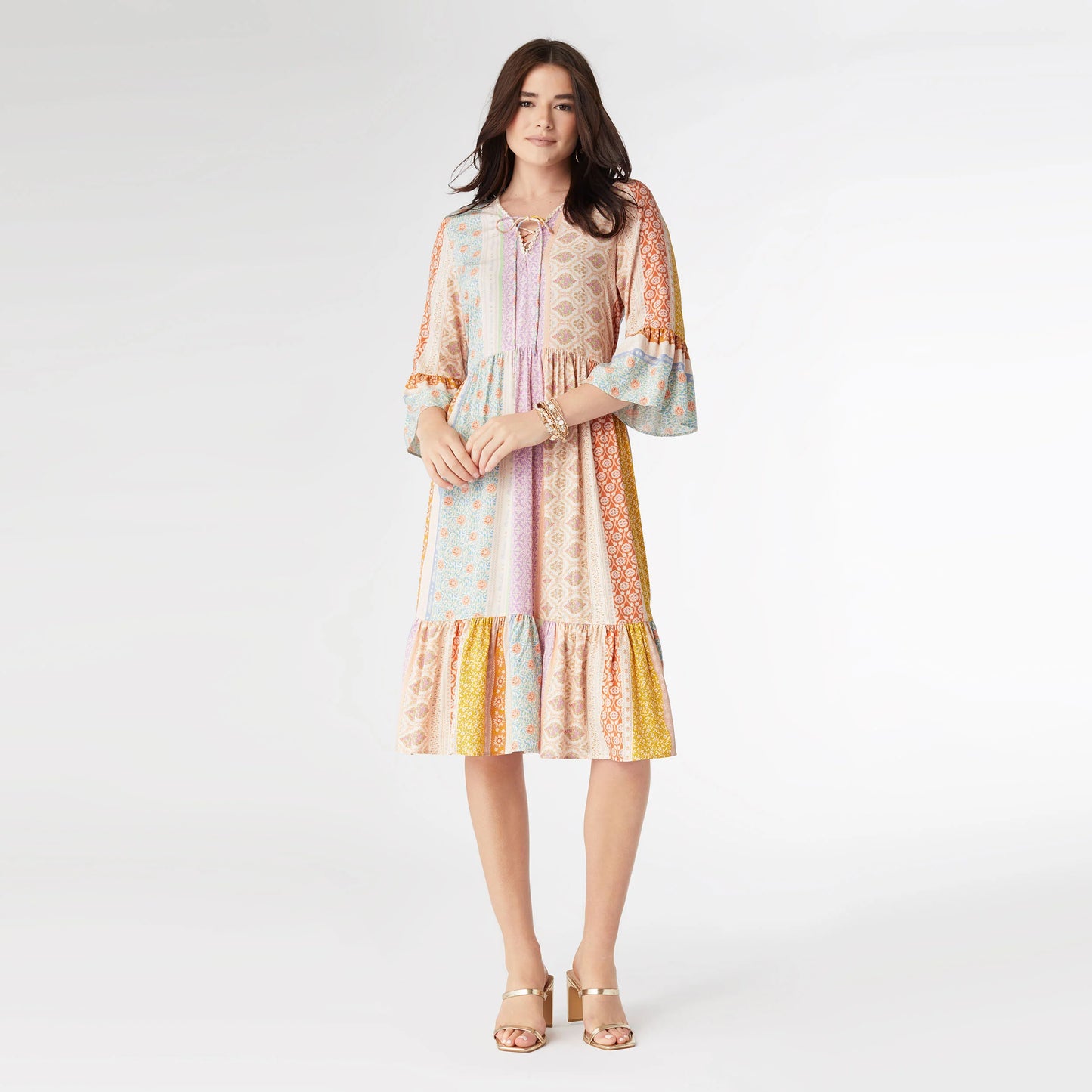 Willow Light Pastel Tiered Dress