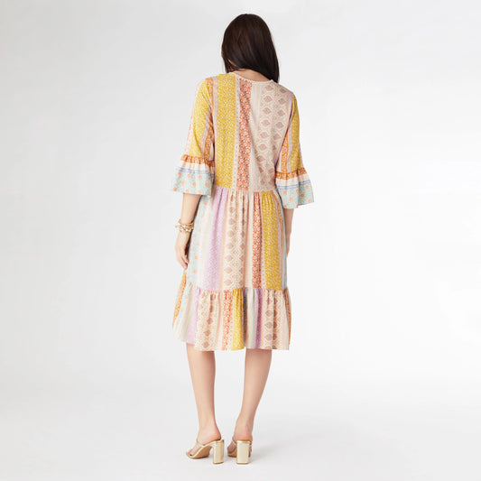 Willow Light Pastel Tiered Dress