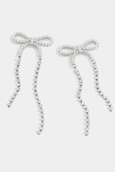 Elegant Bow Earrings Gold/Silver