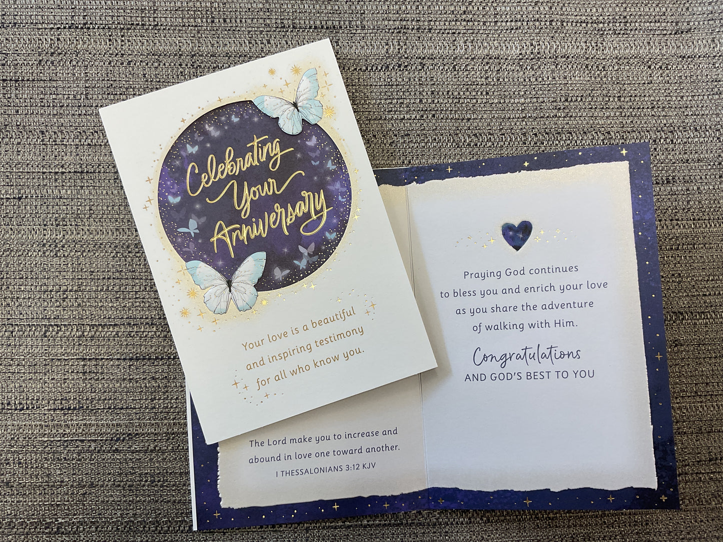 On Your Anniversary Religious Card