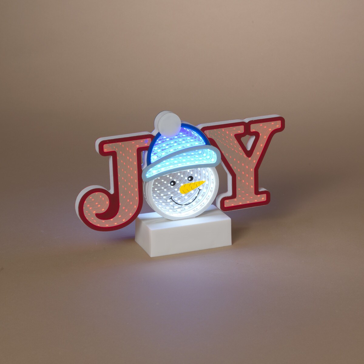 Lighted Holiday Infinity "JOY" Decor
