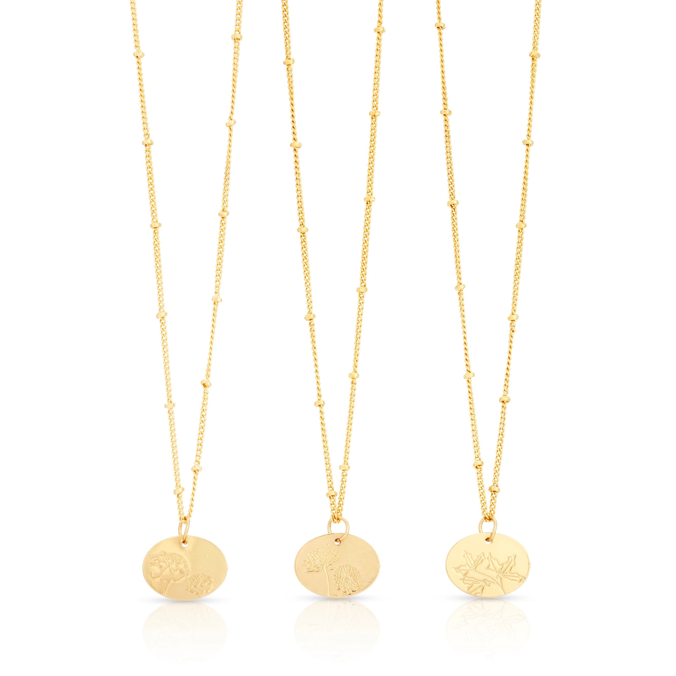 Birth Flower Necklace