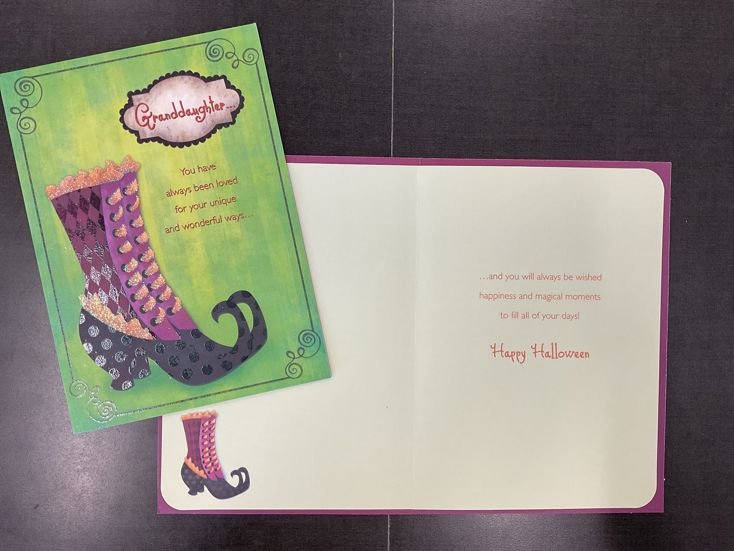 Granddaughter Halloween Card