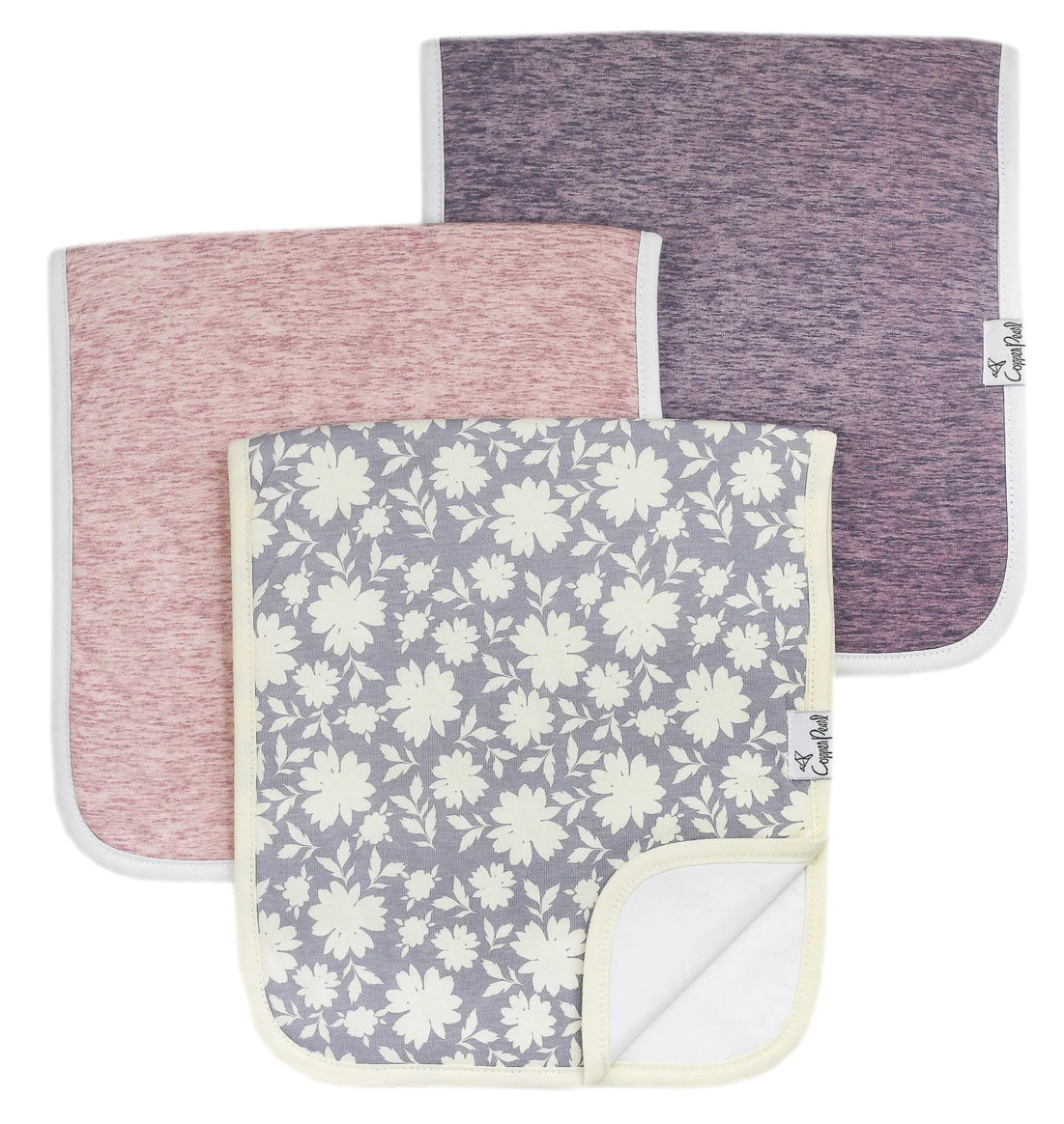 Copper Pearl Premium Burp Cloths