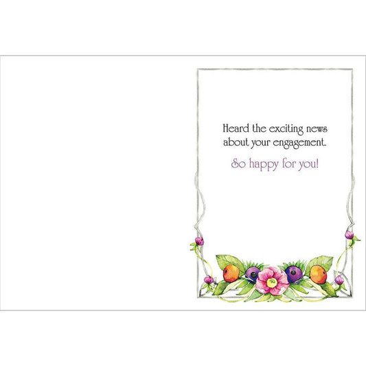 Now and Then - Engagement Card