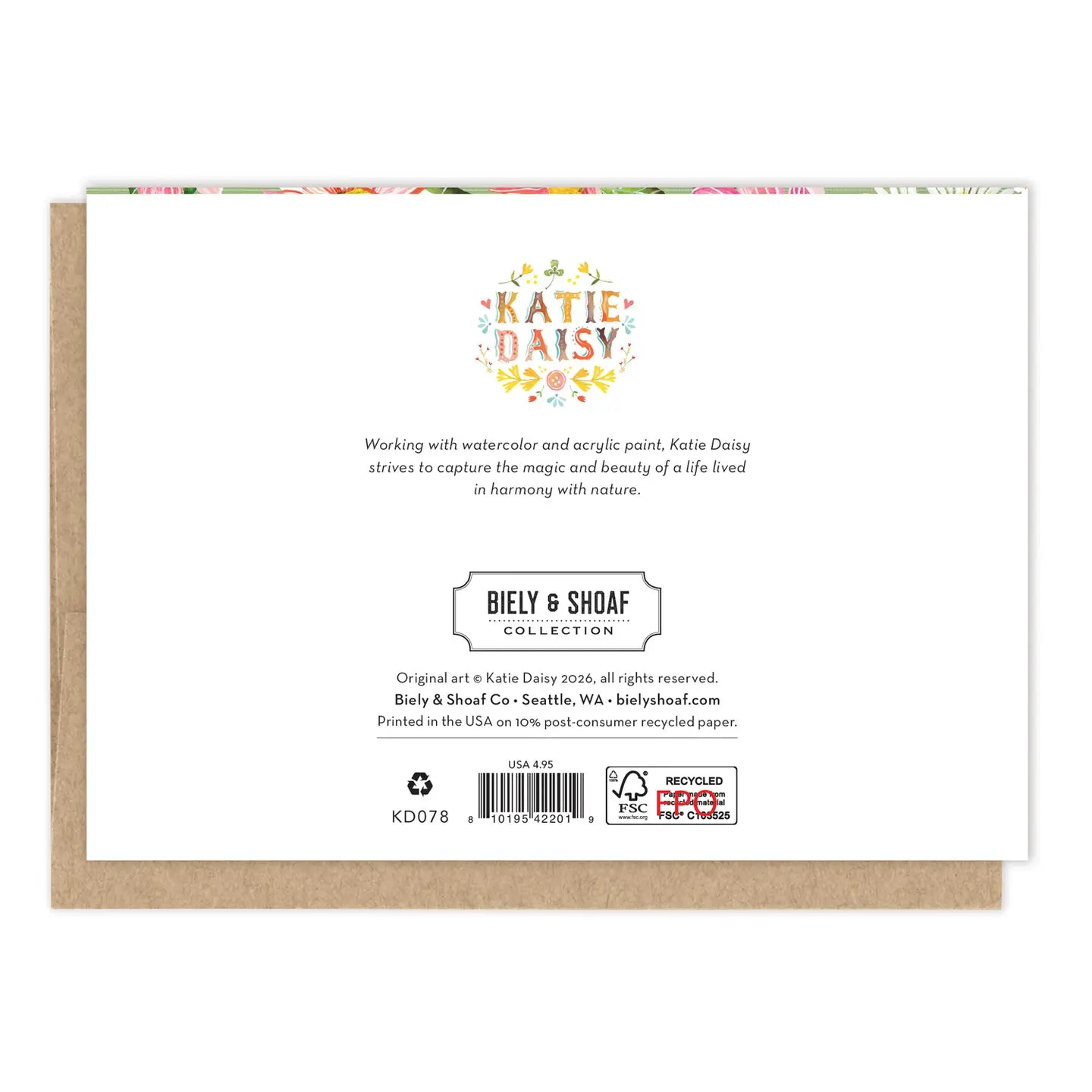 Country Blooms Congrats Card