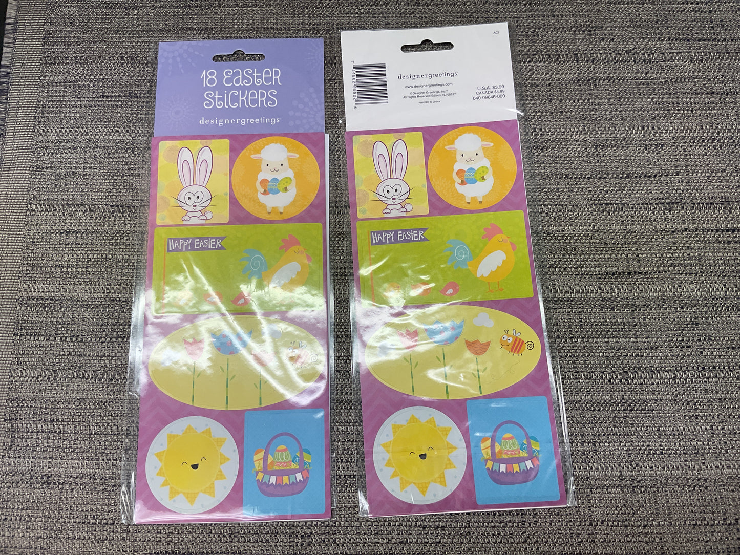 18 Easter Stickers