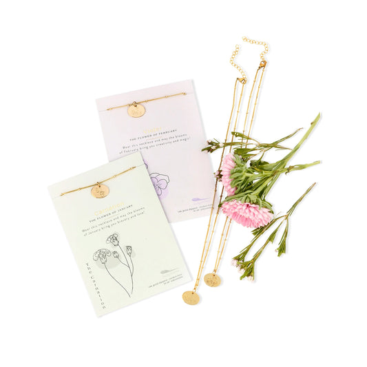 Birth Flower Necklace