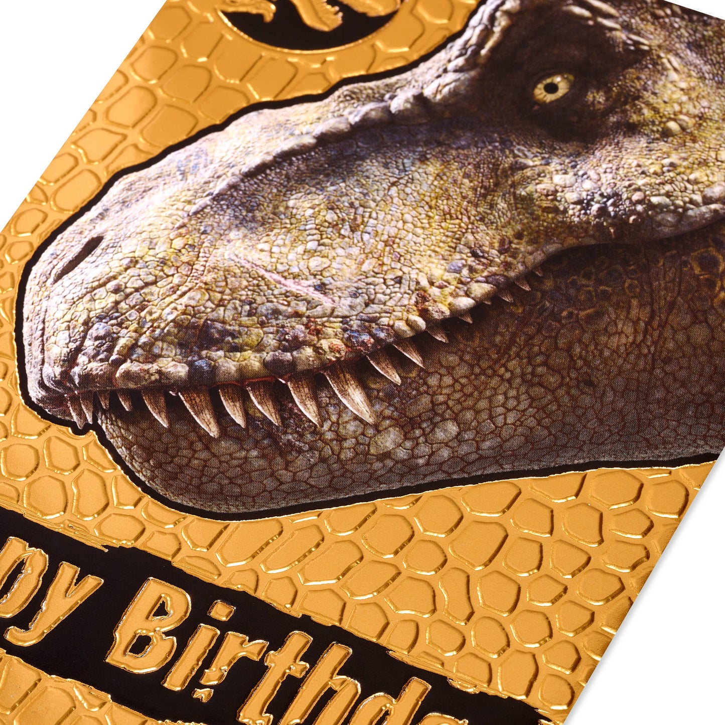 Jurassic Park Themed Kids Birthday Card