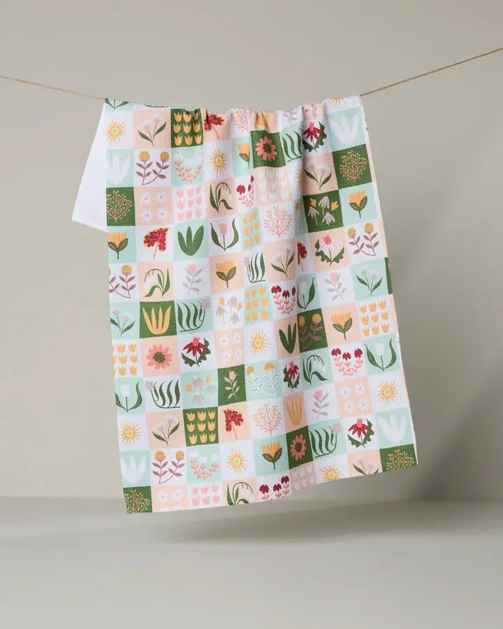 Spring Design Geometry Towels