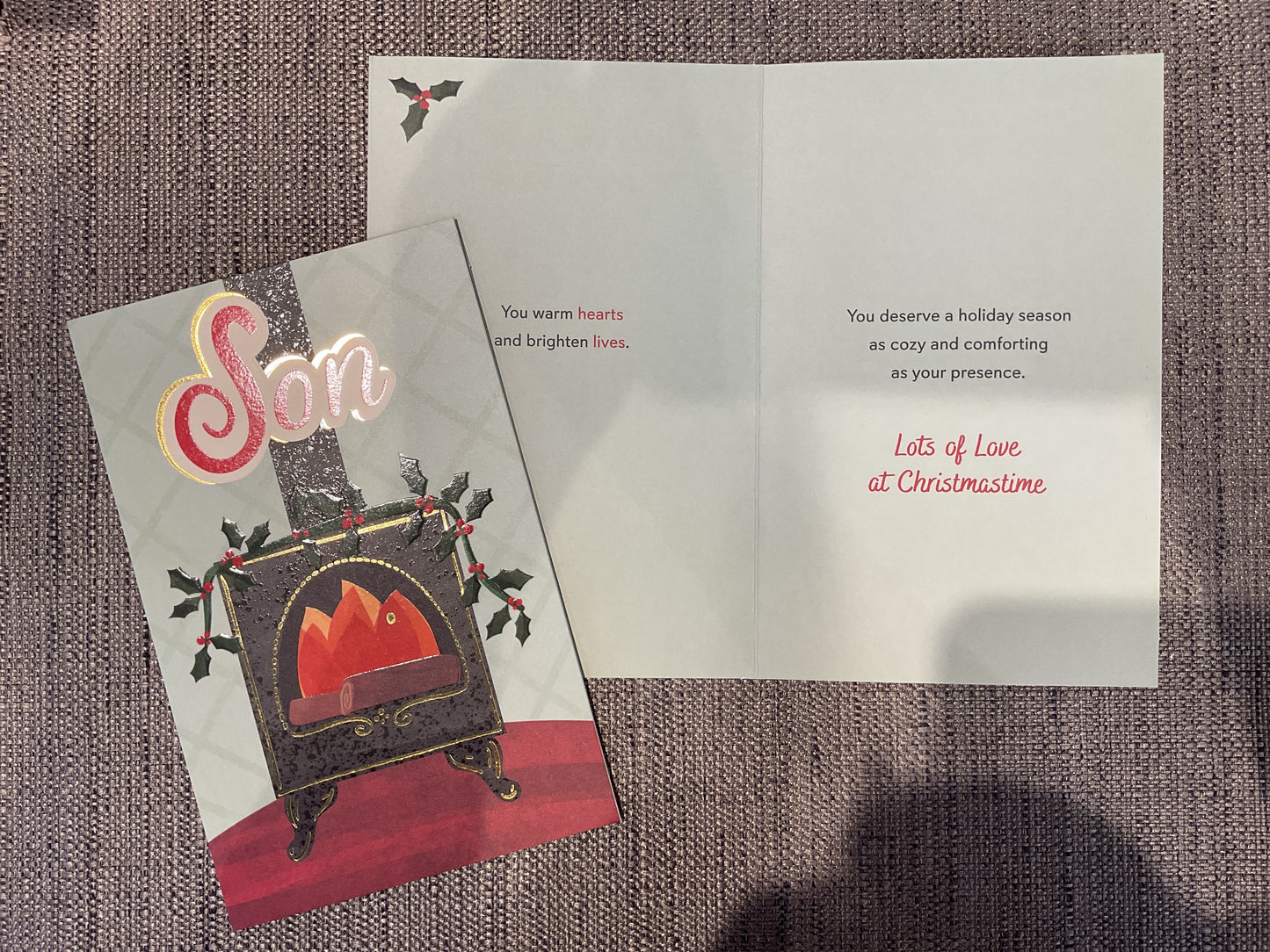 Son Christmas Card