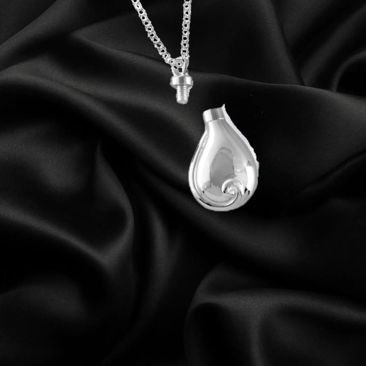 'No Tears in Heaven' Memorial Urn Necklace