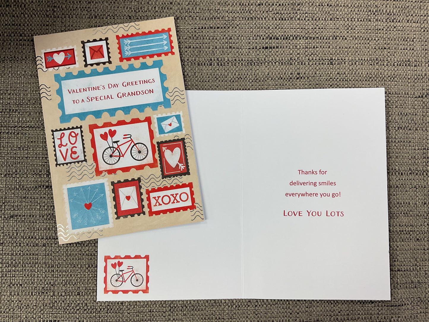 Valentine’s Day Card - Grandson