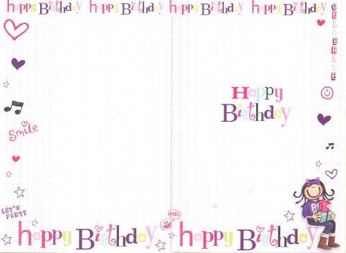 Birthday Age 08 Girl