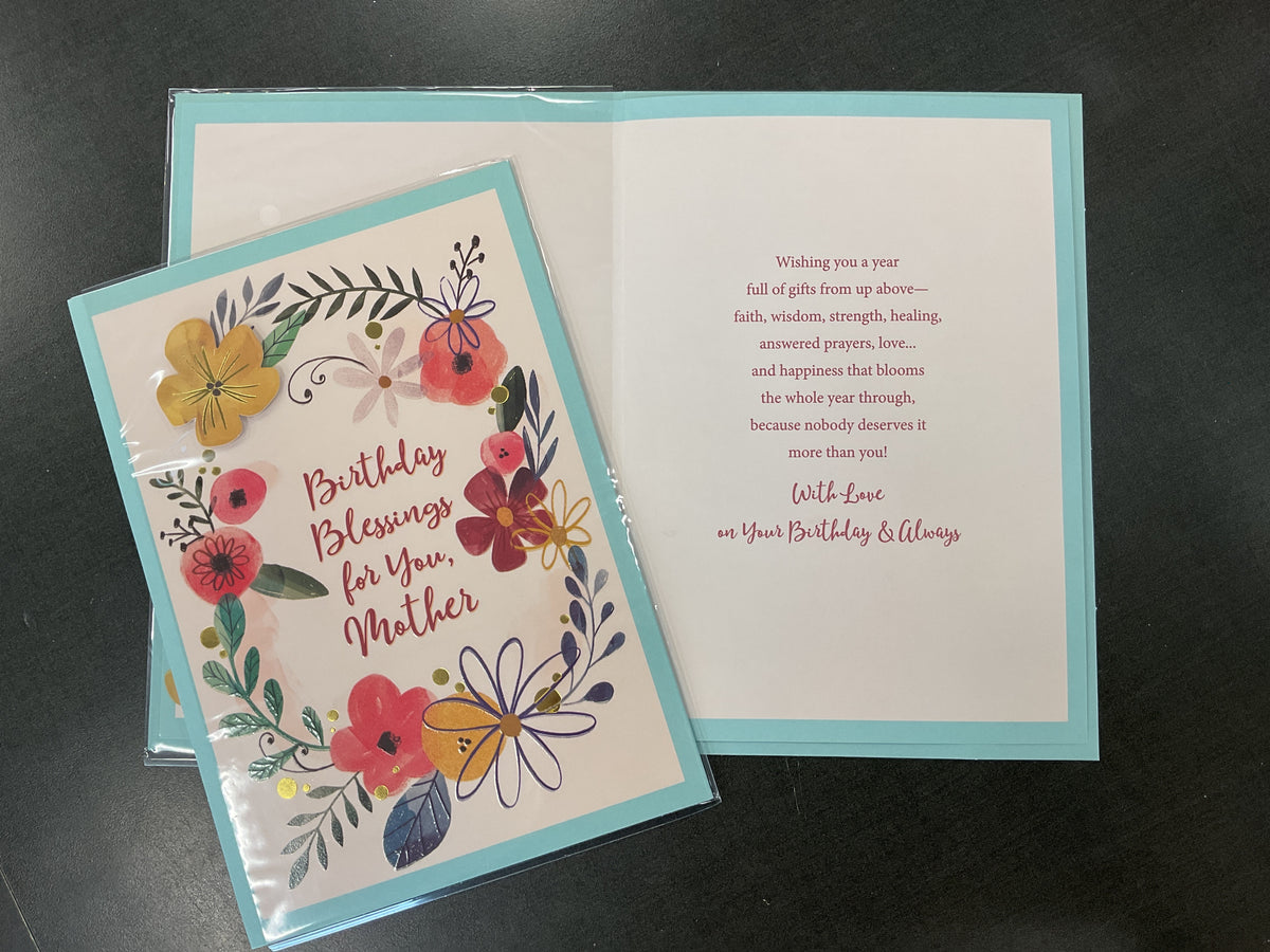Religious Mom Birthday Card